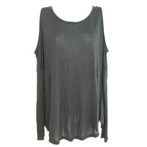 Express woman’s long sleeve cold shoulder top. Size Small
